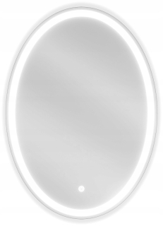Kúpeľňové zrkadlo - Oválne nástenné zrkadlo Mexen 500 x 700 mm