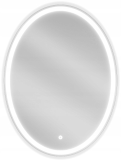 Kúpeľňové zrkadlo - Oválne nástenné zrkadlo Mexen 600 x 800 mm