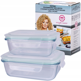 Sada sklenených nádob MG Domov Cucina 400 600 ml