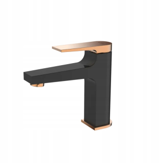 Midnight Black/ Gold Rose Washbasin batéria