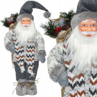 Vianočná postavička, dekorácia - Santa Claus 52cm Scandinavian Big Christmas