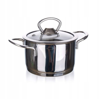 Hrniec, kastrol - Mini Pot 12cm Piccolo Banquet s krytom 0,75l