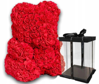 Medvedík so srdcom z Rose Bear 40cm box