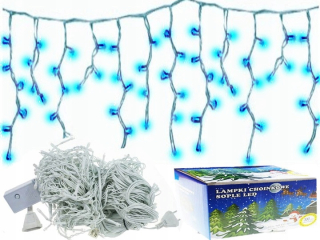 Vonkajšie vianočné osvetlenie - SILNÉ ICICLE 500LED VONKAJŠÍ IP44 MODRÝ XXL
