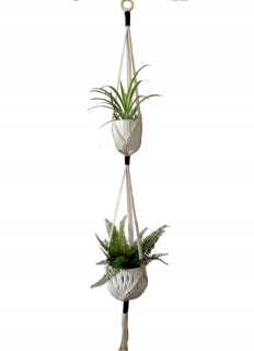 Stojan na kvety - Macurama kvetinový dvojitý minimalistický