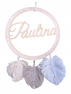 Dream Catcher tkaný sen, ktorý zavesil del prívesok