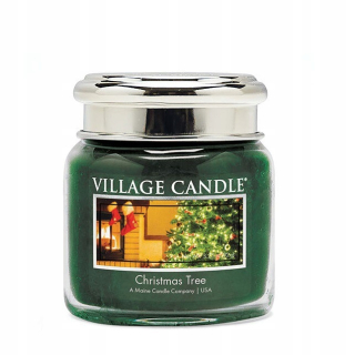 Sviečka parafínu Sviečka vianočný stromček Village Candle 1 ks.