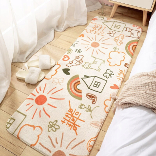 Kúpelňová predložka - Maľovanie dlhej spálne Living Carpet pre podlahu d