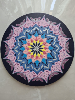Mandala energie maľovaná s úmyslom