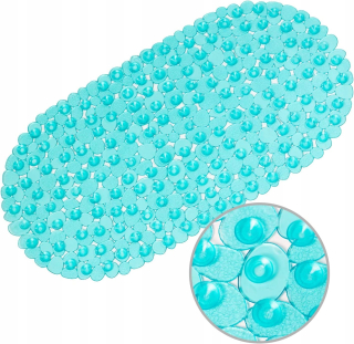 PVC sprchová rohož, 69 x 36 cm zelená