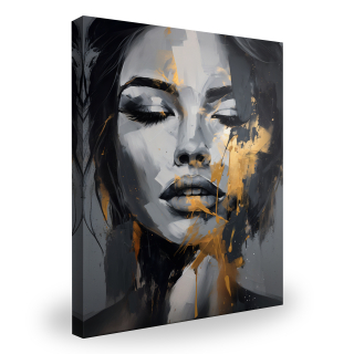 Obraz na plátne Elegantný PORTRÉT ŽENY Abstraktný štýl Glamour 80x120