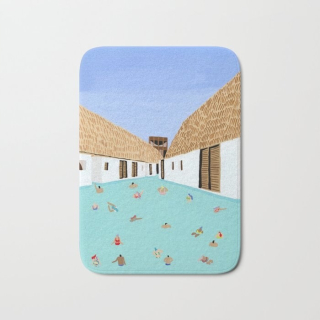 Mexický štýl bazéna v bazéne 45x75 cm Horúce koberce