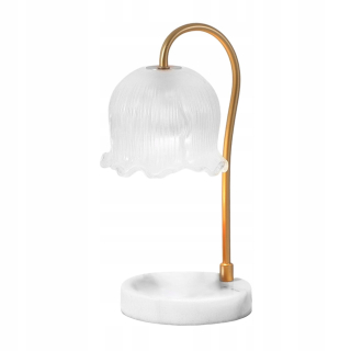 Roztopte mramorovú lampu za teplou sviečkou