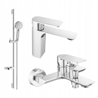 Mexen Alexa DS40 Bathtub Set, Chrome -
