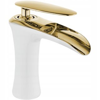 Mexen Lyra Washbasin batéria, biela/zlato