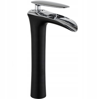 Mexen Lyra High, Black/Chrome Washbasin faucet