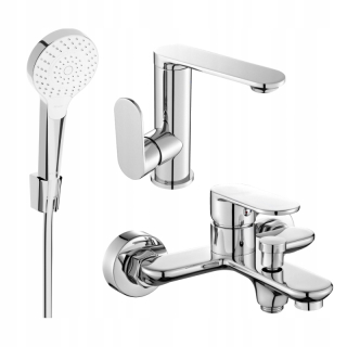 Mexen Milo R05 Bathtub Set, Chrome