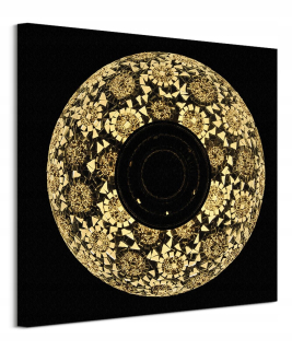 Michael Banks Golden Circular Picture Canvas 60x60 cm