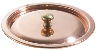Pokrievka na hrniec - Meď mini veko 12cm single pot