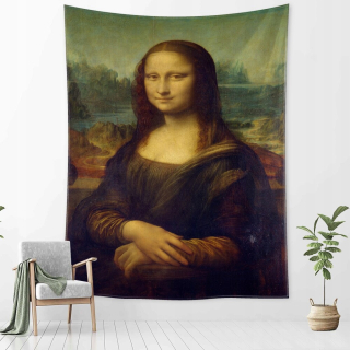 MONA LISA GRAFFITI Wall zavesenie Bohemian