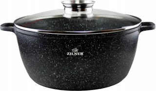 Hrniec - Tradičný hrniec Zilner Black marble 18 l