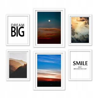 Mulit Frame Moon nápisy Sunset 100x100