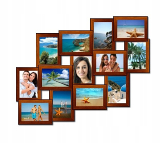 Multiram 3D Set 13/7 Walnut Frame 13x18