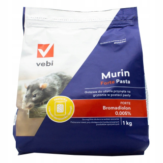 MURIN FORTE PASTA 1KG Myš a potkany