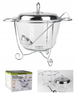 Oval -rezistentné plavidlá Topfann 5902645026238 3,9 L