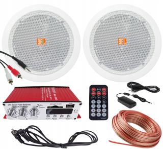 Stropný zvukový systém JBL 13 cm kúpeľňové rádio