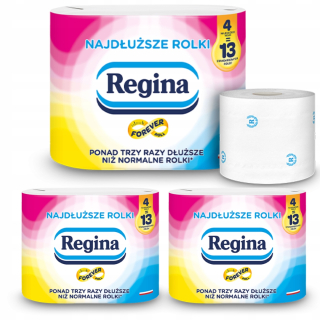 Regina toaletný papier neparfumovaný 4 ks.