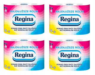 Najdlhší balík toaletného papiera Regina 16 valčekov