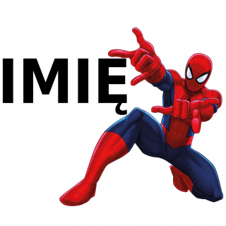Nálepka na detskú stenu 120x100 Meno Spider-Man