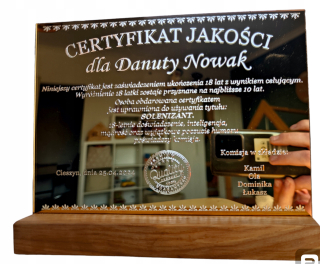 NARODENINOVÝ DARČEK 18 20 30 40 50 60 70 80 90 STOJAN NA CERTIFIKÁTY DIPLOM