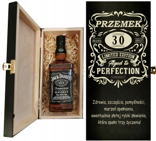 NARODENINOVÝ DARČEK 18 20 30 40 50 BOX NA WHISKY JACK DANIELS