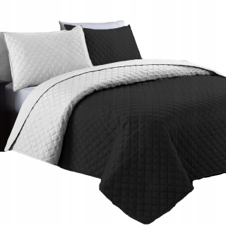 Prikrývka na posteľ - Bedspread Syl-Mar Polyester 240 x 220 cm odtiene šedej