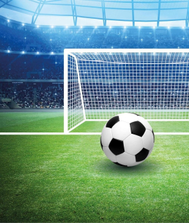 Prikrývka na posteľ - Detská posteľná posteľ na futbalovom posteli 170 x 210 cm