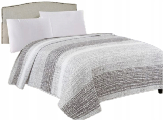 Prikrývka na posteľ - Euromat Polyester 210 x 170 cm posteľná posteľ, hnedé odtiene, odtiene šedej