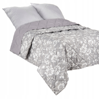 Prikrývka na posteľ - Plocoma poľské tkaniny Polyester 260 x 220 cm odtiene šedej farby
