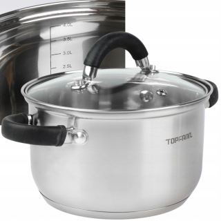 Hrniec - Topfann tradičný hrniec, silikónová rukoväť, 4,9 l