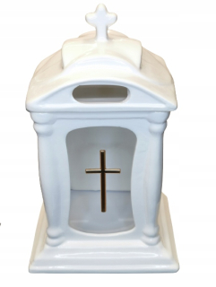 Keramická lampášová sviečka, veľké hodiny, CE-10