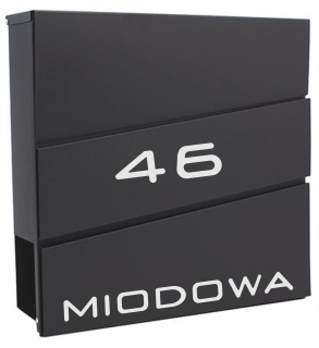 Poštová schránka - MODERN BOX zoznam slov akákoľvek adresa