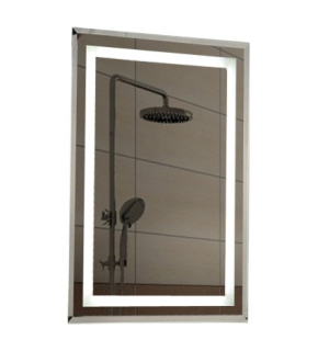 Zrkadlo - Moderné LED zrkadlo 50x70 cm 15 mm od steny