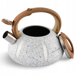 Čajník, kanvica na čaj -  Moderná kanvica s píšťalkou GAZ INDUKCIA 2L