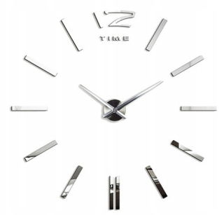 Hodiny - Moderné Big Wall Clock 3D DIY Effect 70x130