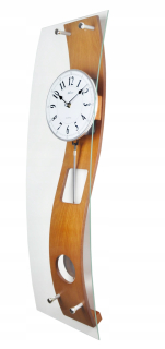 Hodiny - Moderné Nástenné hodiny Adler 20134 Oak Wymark