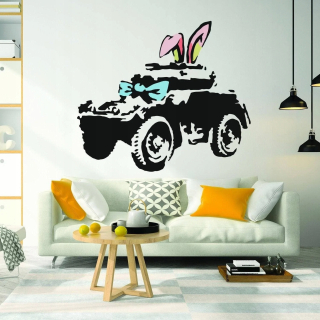 Armorázny automobil Winyl Banksy 160x129 Nálepka