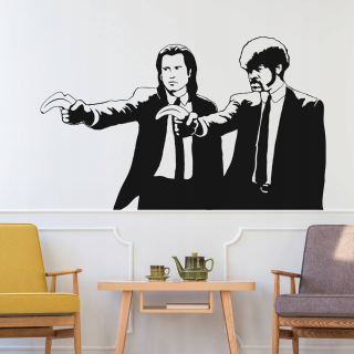Nálepka na stenu Winyl Pulp Fiction 340x210