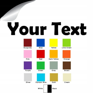 Nálepka na stenu Winyl Your Logo 238x119