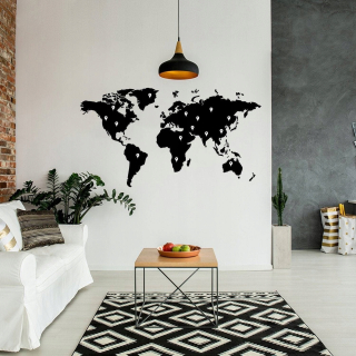 World Map Winyl 380x213 Nálepka na stenu